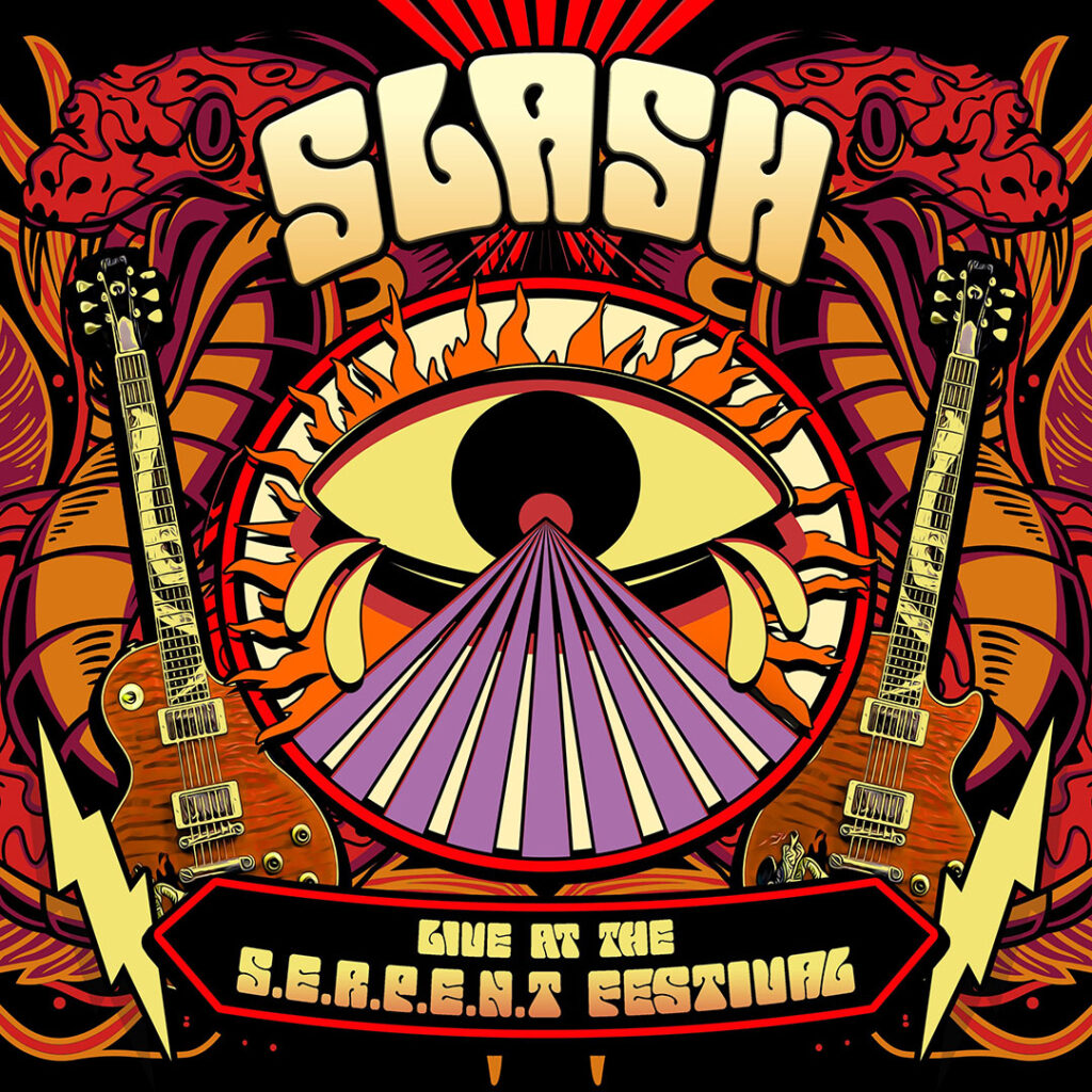 Slash announces new electrifying live album and concert film Live at the SERPENT Festival