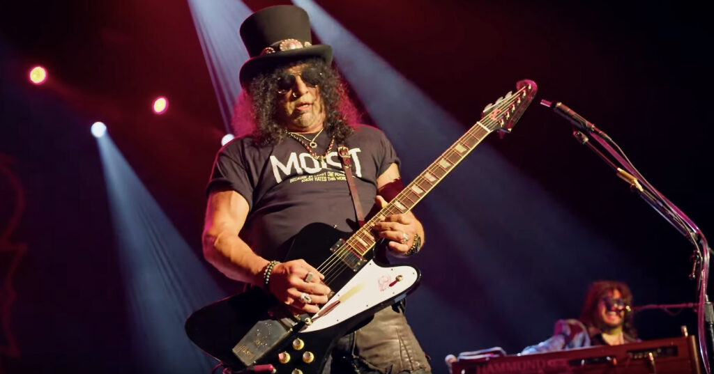 Slash announces new electrifying live album and concert film Live at the SERPENT Festival